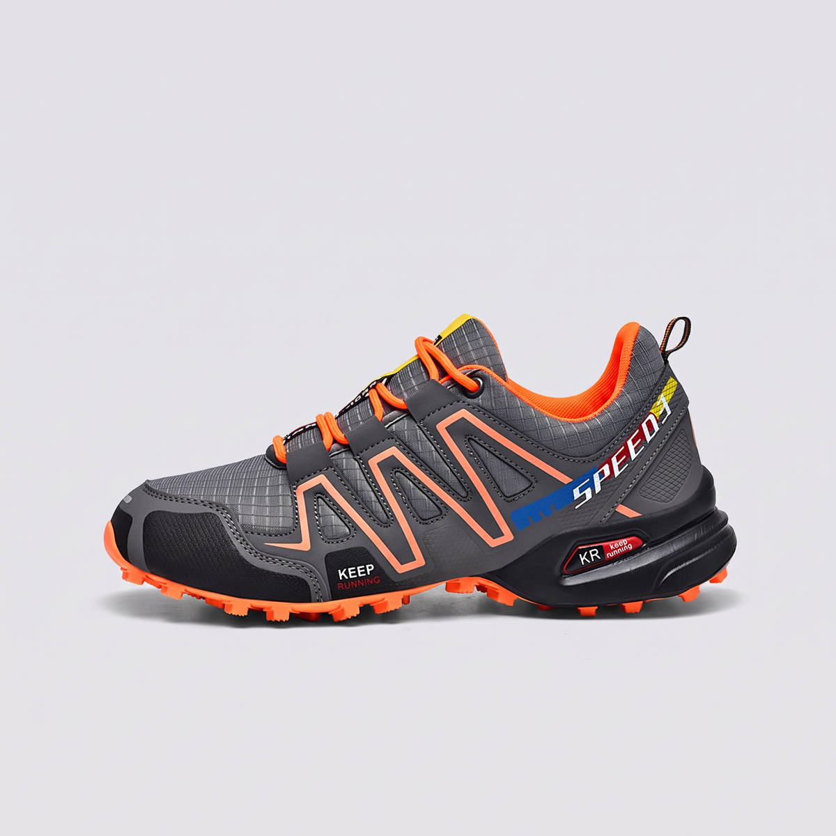 Men's Trail Shoes - Lugged Grip - Lightweight Trail Running Trainers