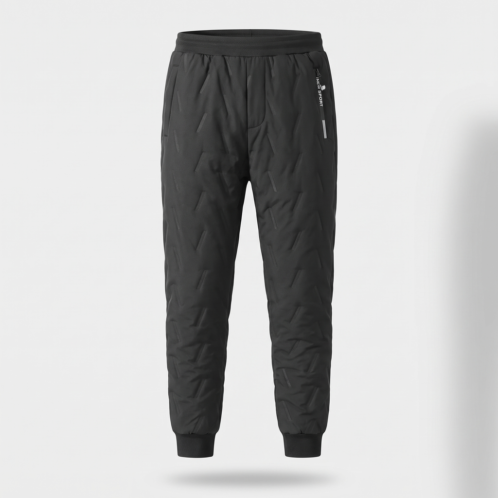 Men's Fleece Lined Trousers - Sherpa Thermal Winter Joggers