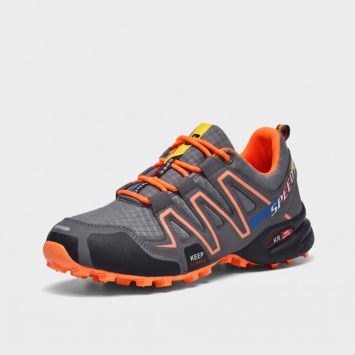 Men's Trail Shoes - Lugged Grip - Lightweight Trail Running Trainers