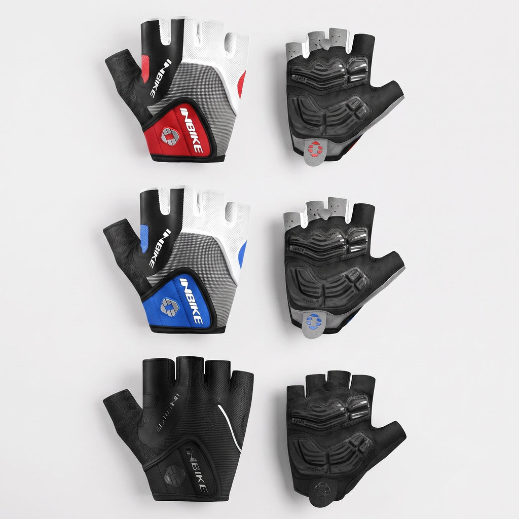 Cycling Gloves - Fingerless Gel Cycling Mitts, MTB Gloves, Bike Gloves