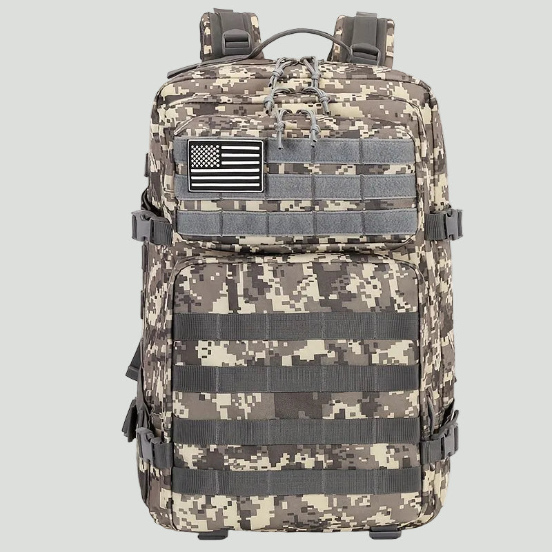 45L Hiking Backpack - Spacious MOLLE Rucksack for Camping, Trekking and Multi-Day Outdoor Use