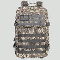 45L Hiking Backpack - Spacious MOLLE Rucksack for Camping, Trekking and Multi-Day Outdoor Use