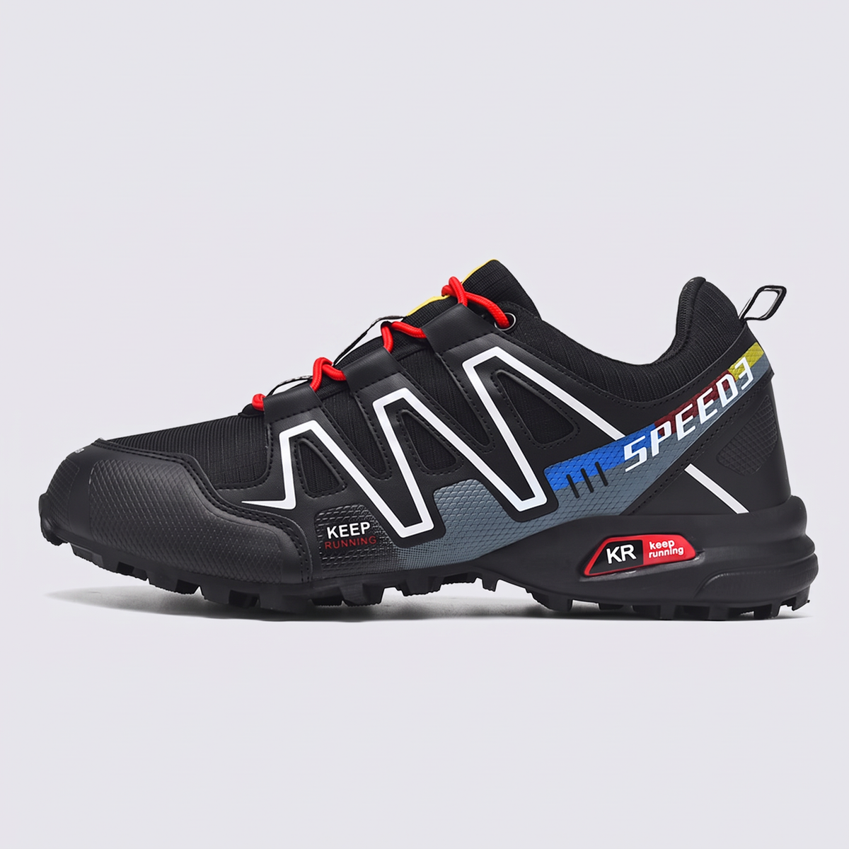 Men's Trail Shoes - Lugged Grip - Lightweight Trail Running Trainers