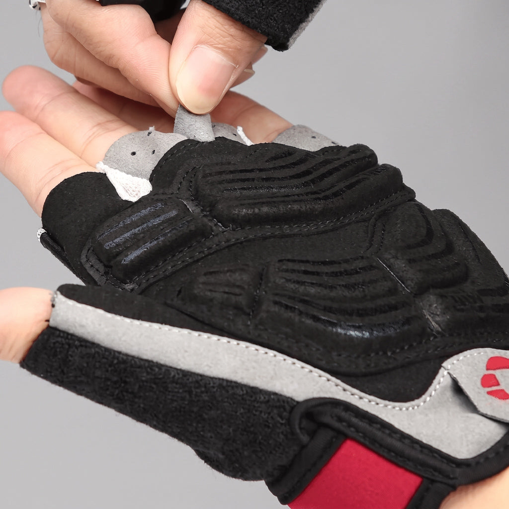 Cycling Gloves - Fingerless Gel Cycling Mitts, MTB Gloves, Bike Gloves