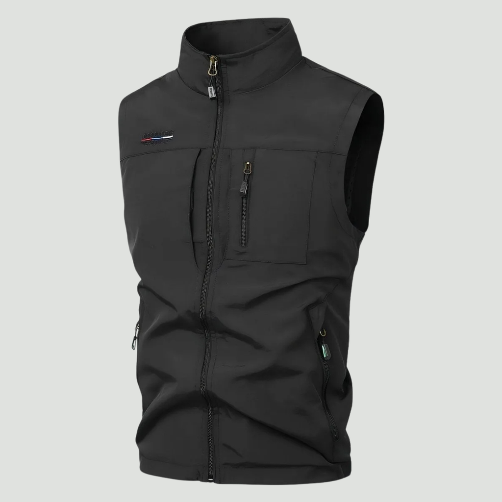 Lightweight Multi-Pocket Outdoor Gilet – Quick-Dry Layer for Active Use