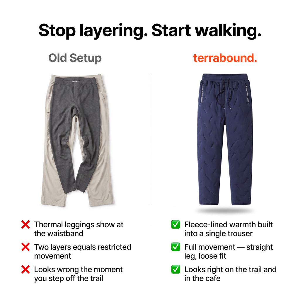 Women's Hiking Trousers - Fleece Lined - Walking Trousers