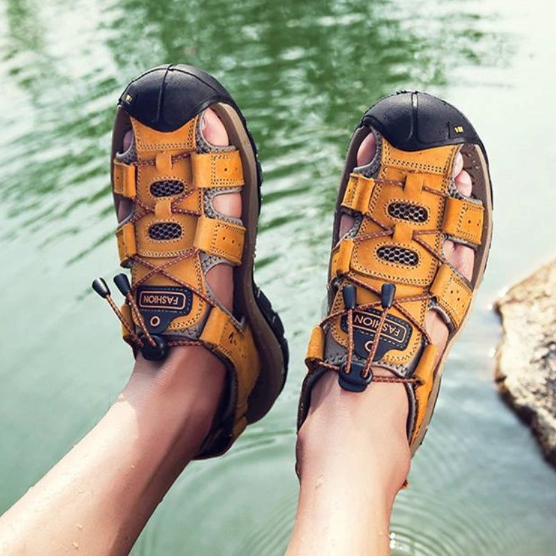 Men’s Hiking Sandals Comfort Sandals with Adjustable Straps