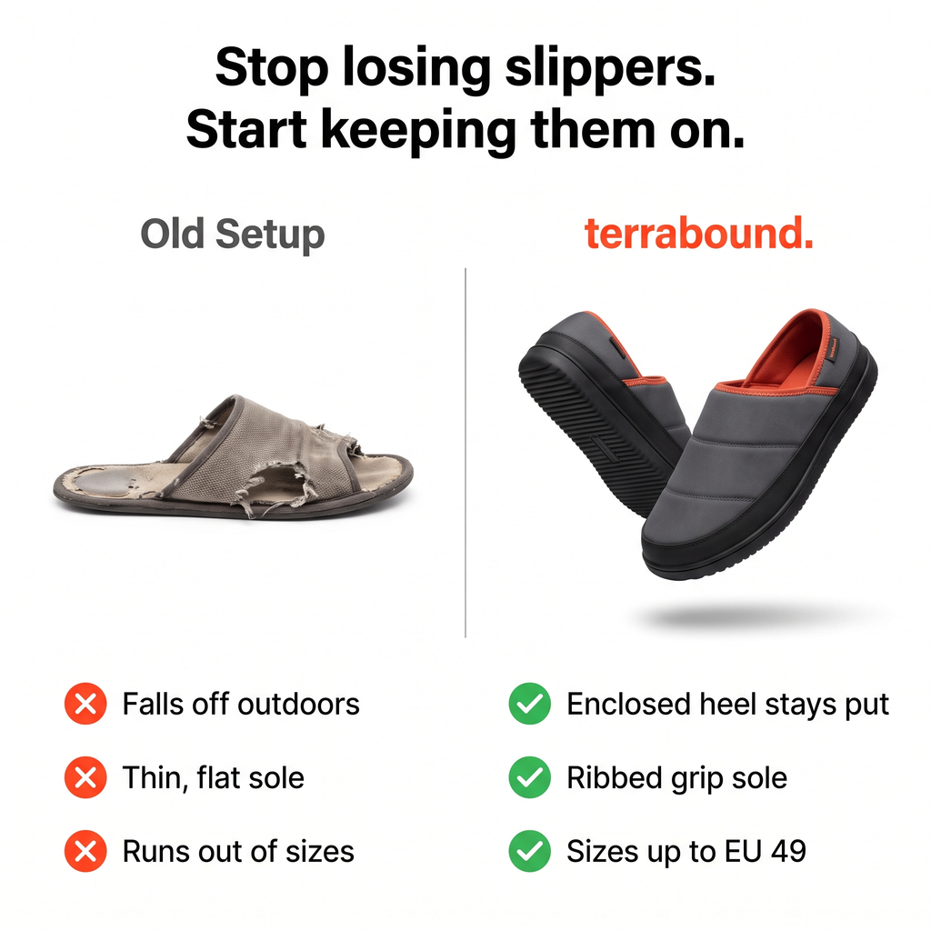 Camp Slippers - Closed-Back - Warm Fleece-Lined Outdoor House Shoes