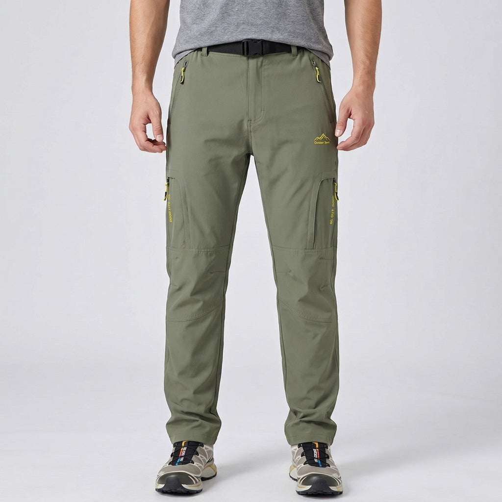 Men's Hiking Trousers - Lightweight Quick-Dry Stretch Walking Trousers