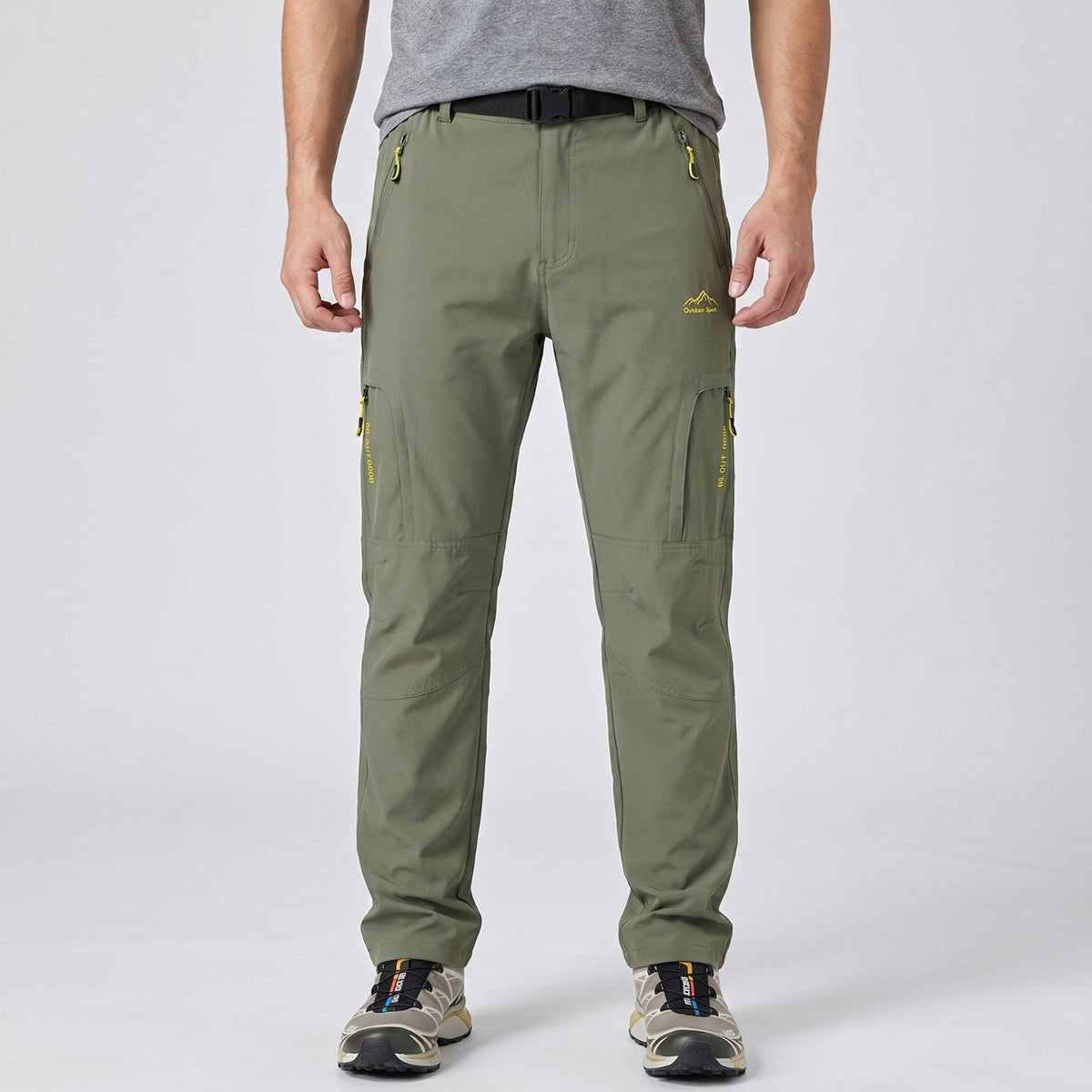 Men's Hiking Trousers - Lightweight Quick-Dry Stretch Walking Trousers
