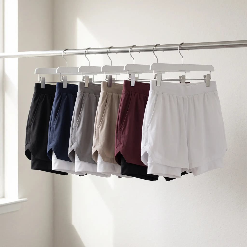Men's Running Shorts - 2 in 1 Liner - Phone & Zip Pocket Gym Shorts