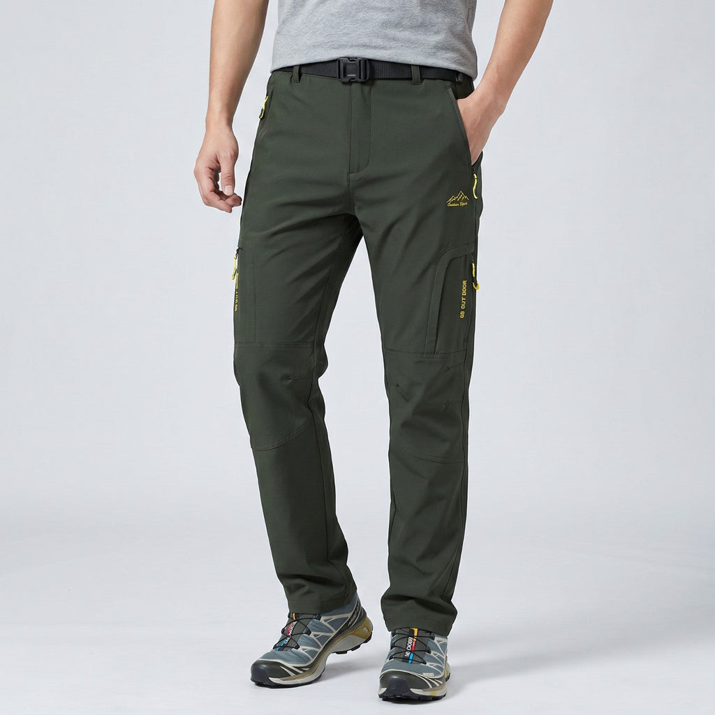 Men's Hiking Trousers - Lightweight Quick-Dry Stretch Walking Trousers