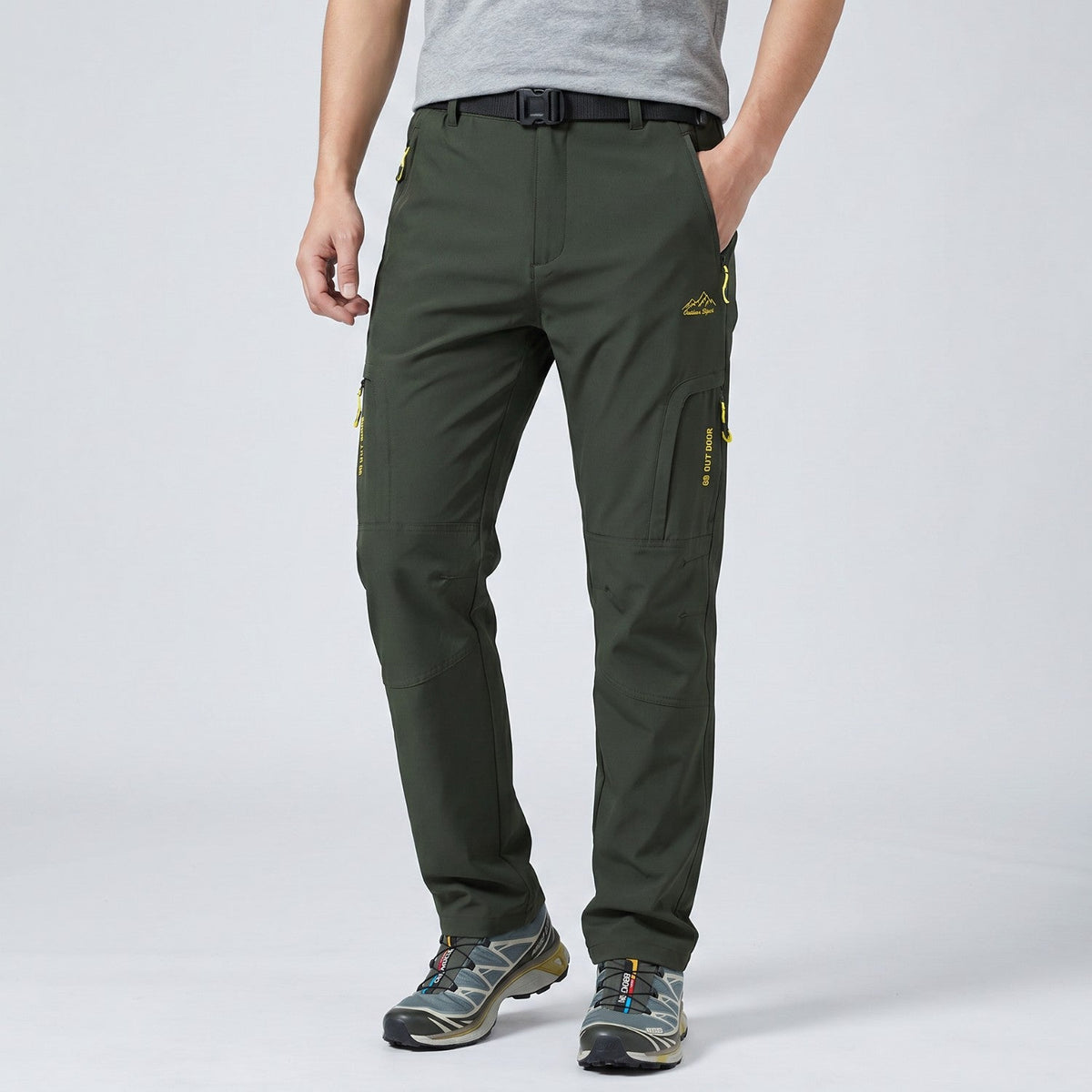 Men's Hiking Trousers - Lightweight Quick-Dry Stretch Walking Trousers