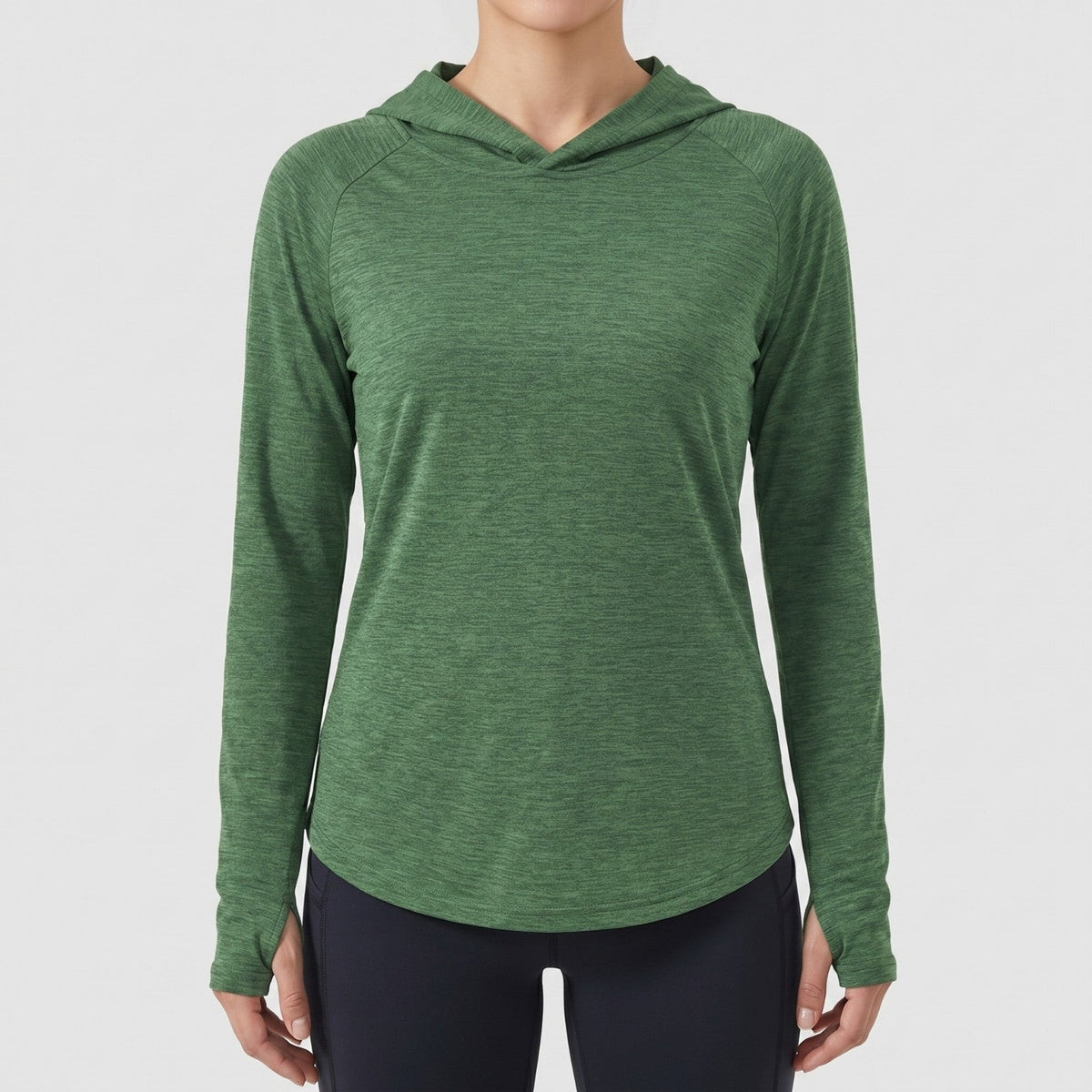 Women's Sun Hoodie - UPF 50+ Midweight Hooded UV Protection Top