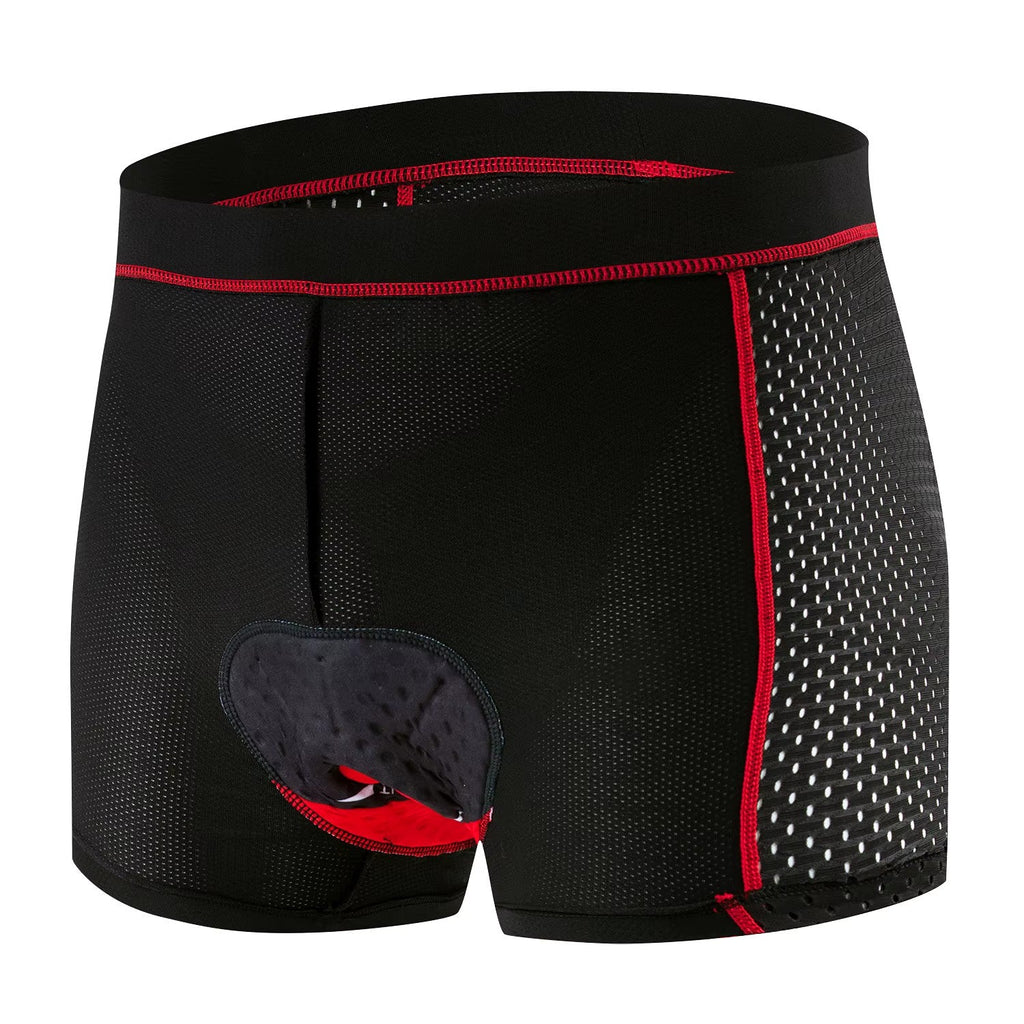 Men's Padded Cycling Undershorts - 5D Gel Pad Support - Breathable Cycling Underwear