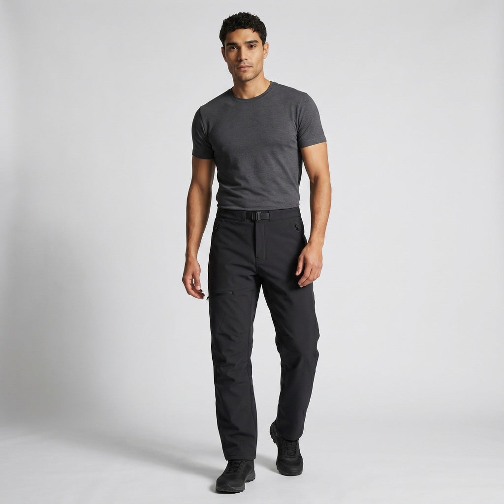 Men's Hiking Trousers - Fleece Lined Thermal Walking Trousers