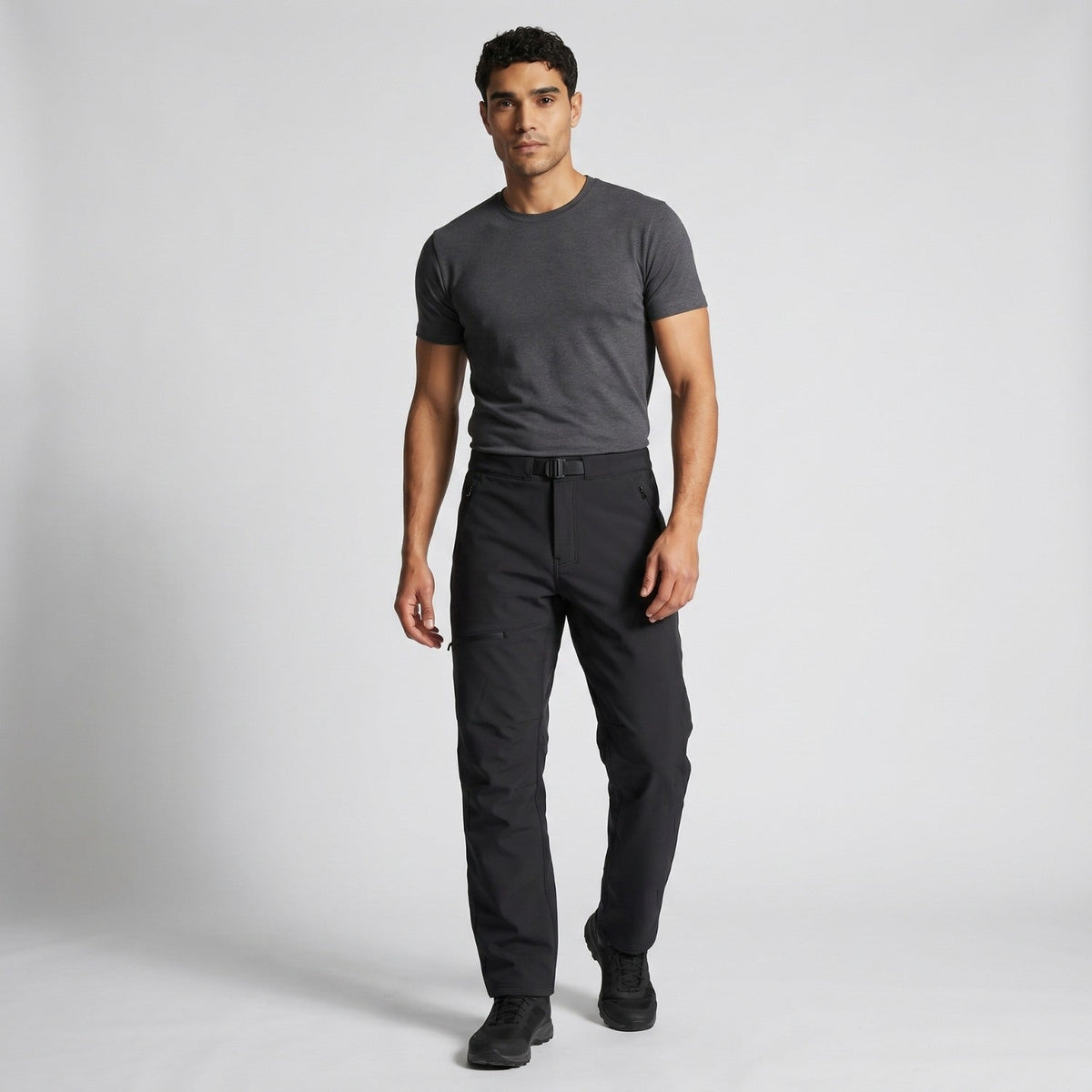 Men's Hiking Trousers - Fleece Lined Thermal Walking Trousers