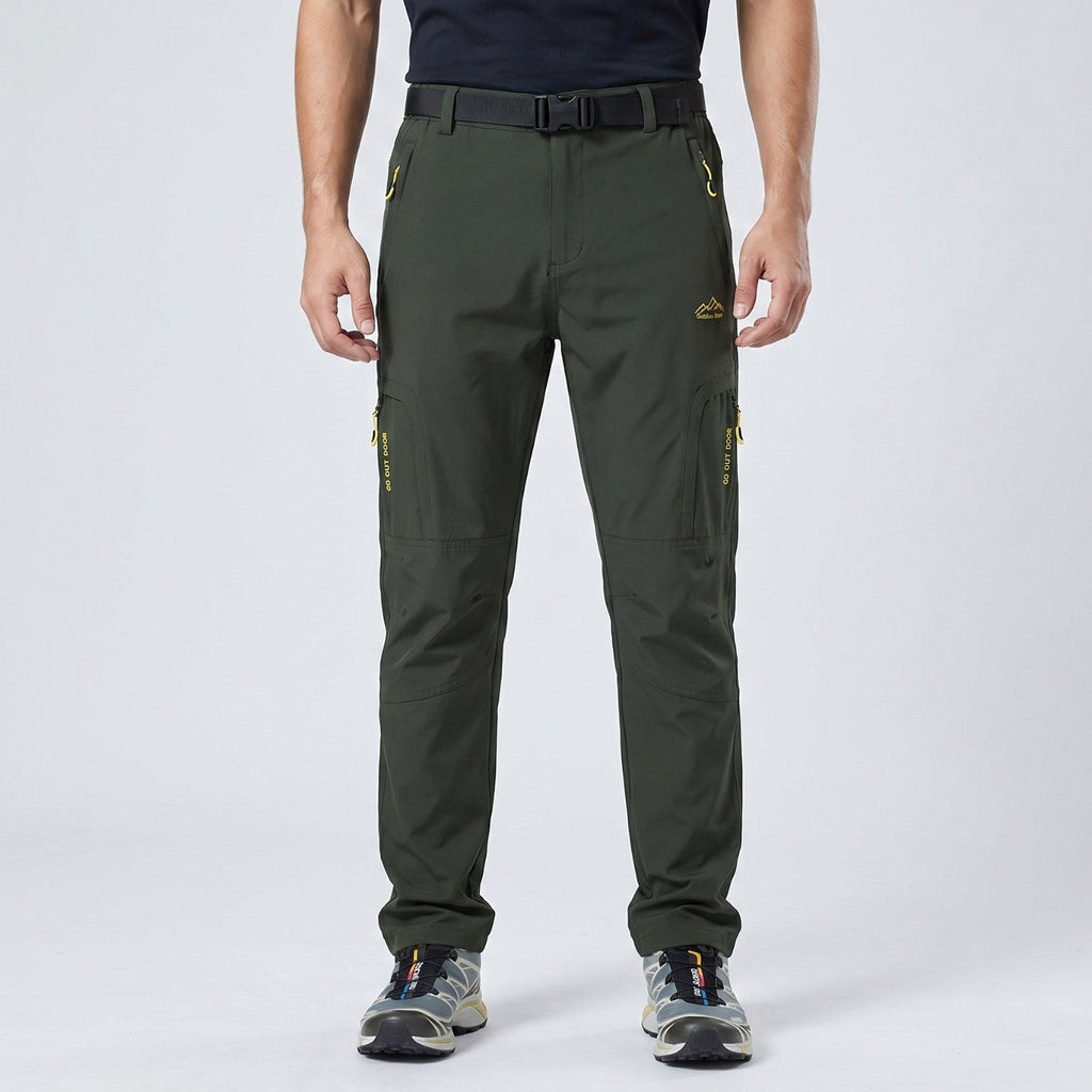 Men's Hiking Trousers - Lightweight Quick-Dry Stretch Walking Trousers