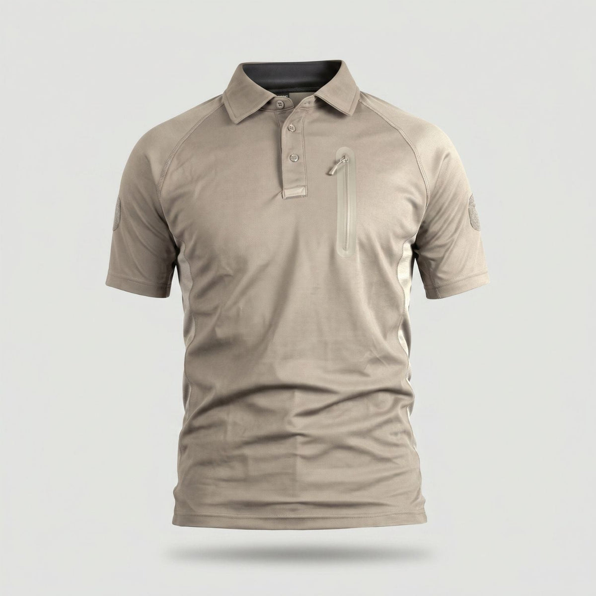 Men’s Quick-Dry Polo Shirt – Zip Pocket - Hiking & Outdoor Top