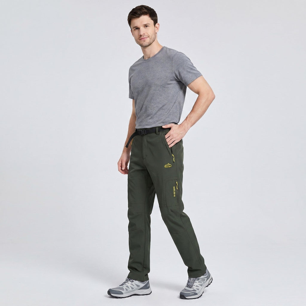 Men's Hiking Trousers - Lightweight Quick-Dry Stretch Walking Trousers