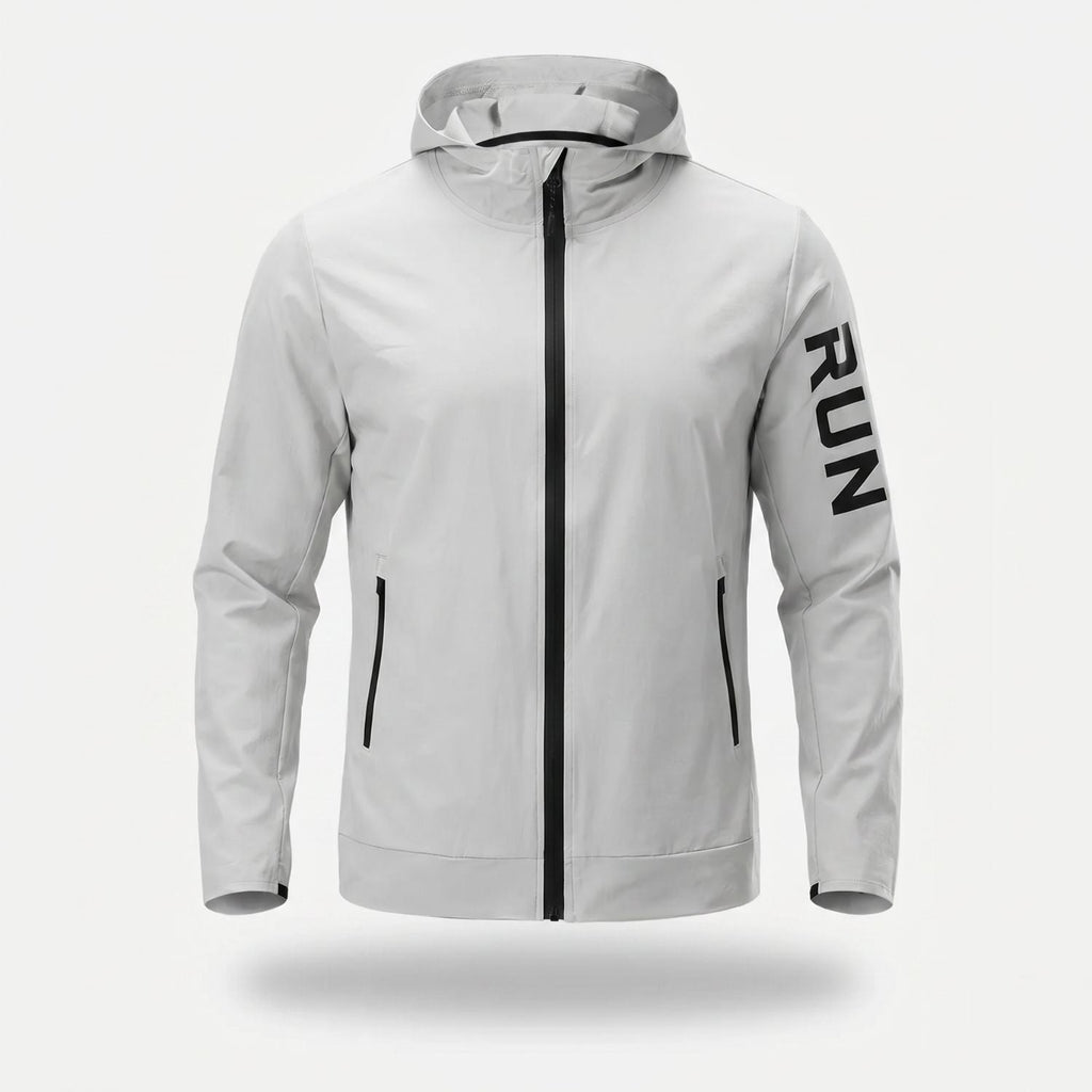 Men's Running Jacket - Lightweight Packable - Windproof & Water-Resistant