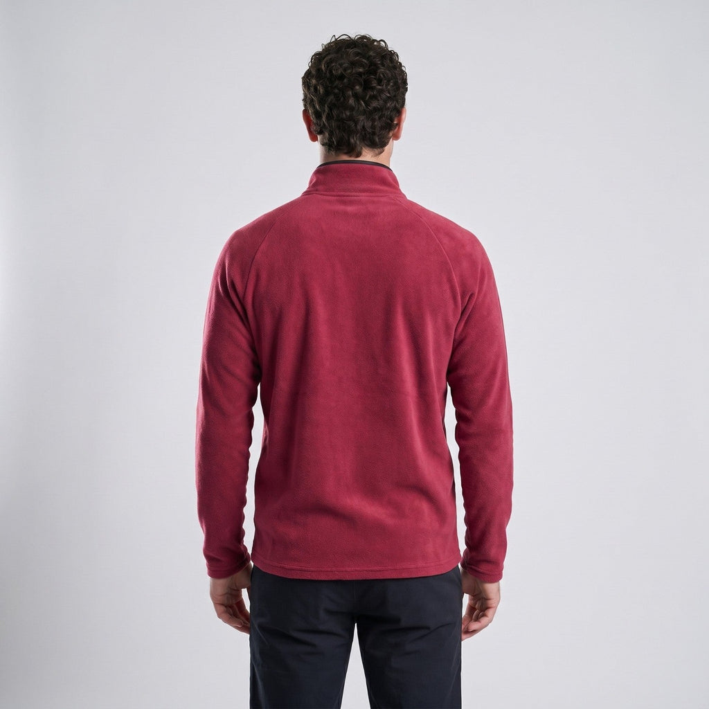 Men’s Quarter-Zip Fleece Pullover – Lightweight Outdoor Fleece Jumper for Hiking & Camping