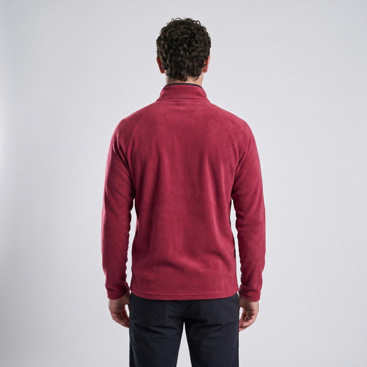 Men’s Quarter-Zip Fleece Pullover – Lightweight Outdoor Fleece Jumper for Hiking & Camping