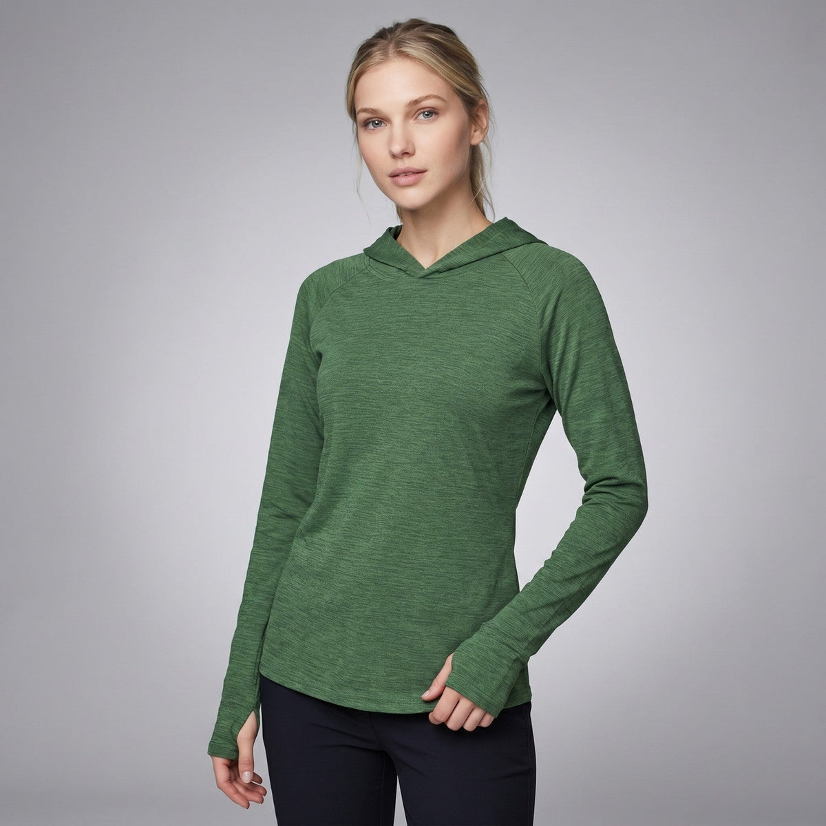 Women's Sun Hoodie - UPF 50+ Midweight Hooded UV Protection Top