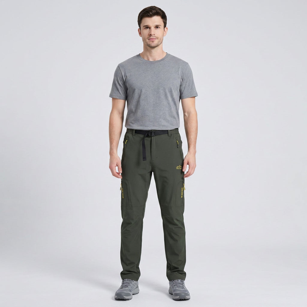 Men's Hiking Trousers - Lightweight Quick-Dry Stretch Walking Trousers