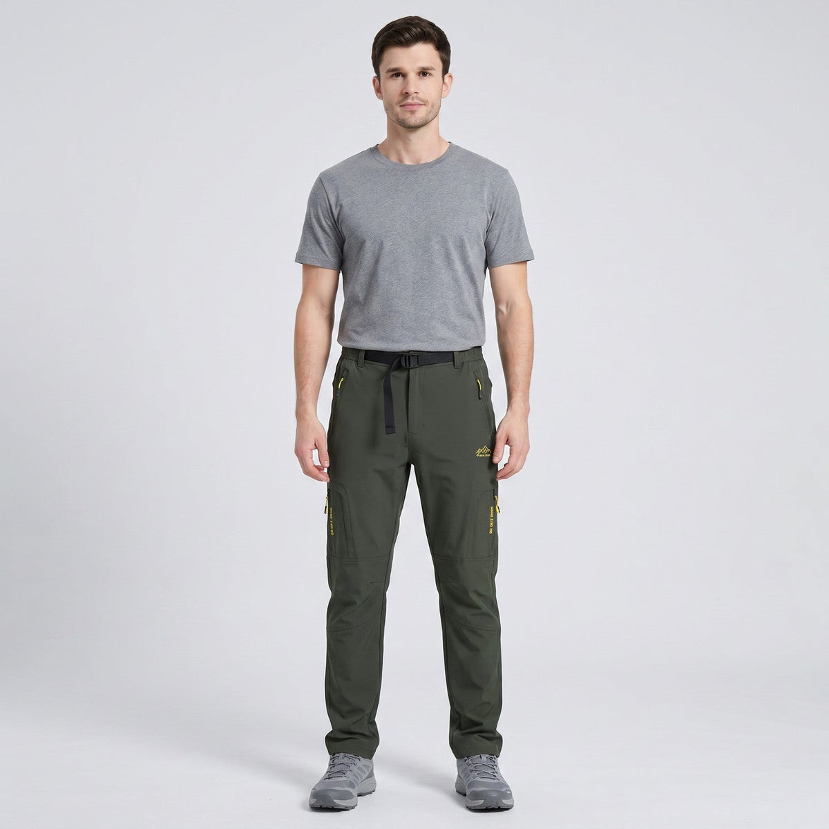 Men's Hiking Trousers - Lightweight Quick-Dry Stretch Walking Trousers