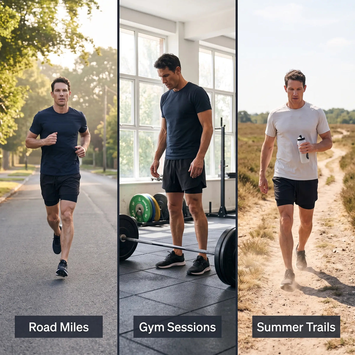 Men's Running Shorts - 2 in 1 Liner - Phone & Zip Pocket Gym Shorts