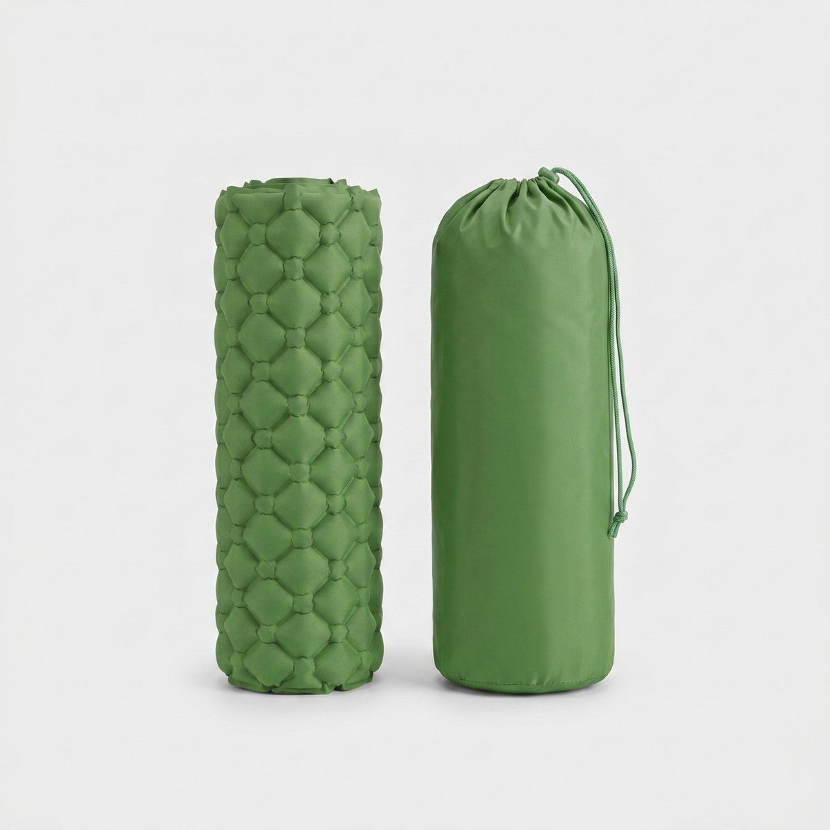 Camping Sleeping Mat - Built-In Foot Pump - Inflatable Mat with Pillow
