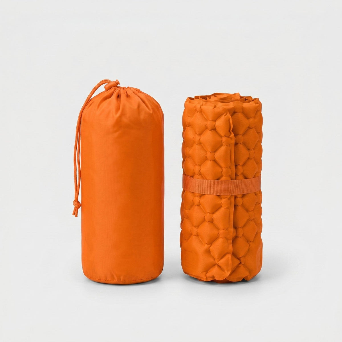 Camping Sleeping Mat - Built-In Foot Pump - Inflatable Mat with Pillow