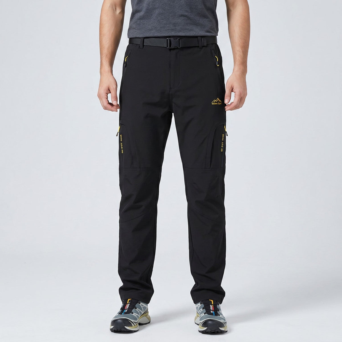 Men's Hiking Trousers - Lightweight Quick-Dry Stretch Walking Trousers