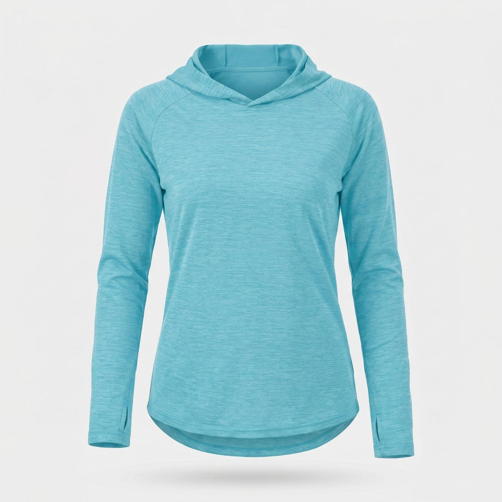 Women's Sun Hoodie - UPF 50+ Midweight Hooded UV Protection Top
