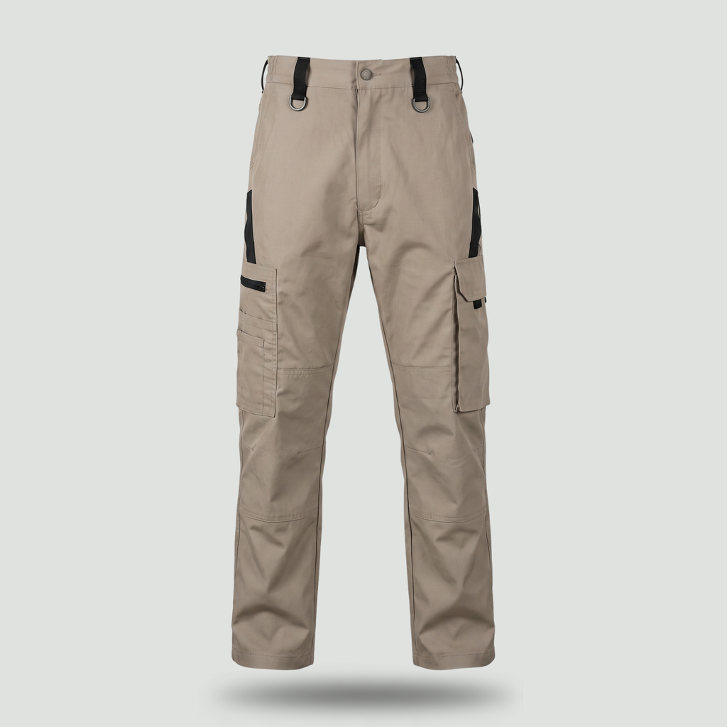 Men's Water-Resistant Cargo Trousers – Multi-Pocket Tactical Pants for Hunting and Fishing