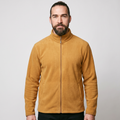 Men's Fleece Jacket - Full-Zip Relaxed Fit - Soft Brushed Fleece