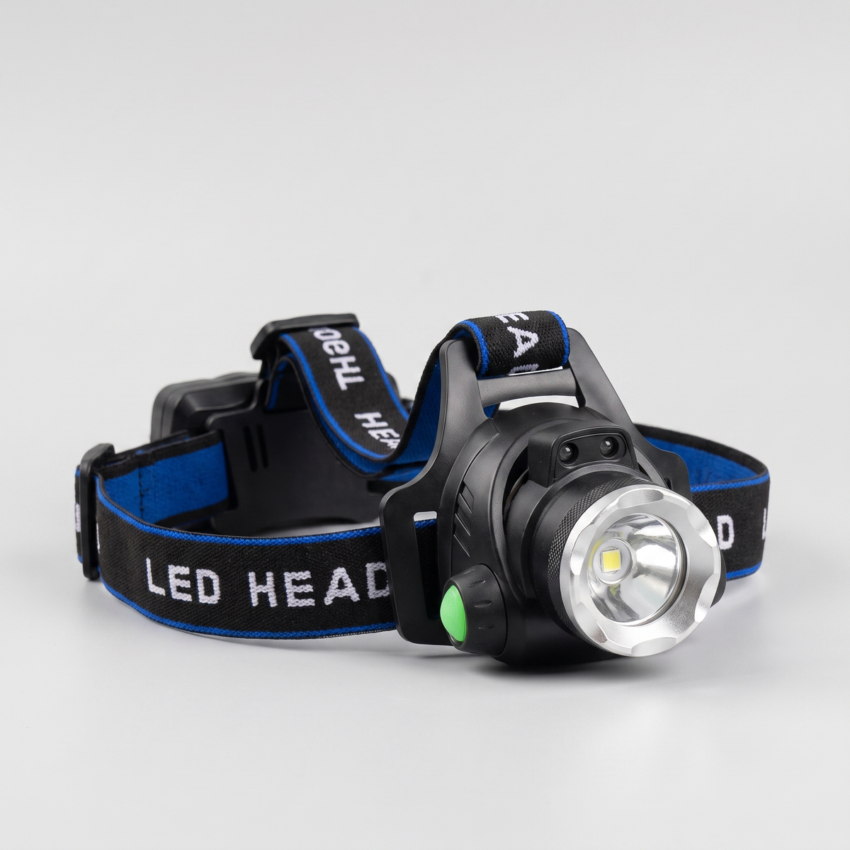 Head Torch - Rechargeable Tilting Zoom Beam - LED Headlamp for Fishing