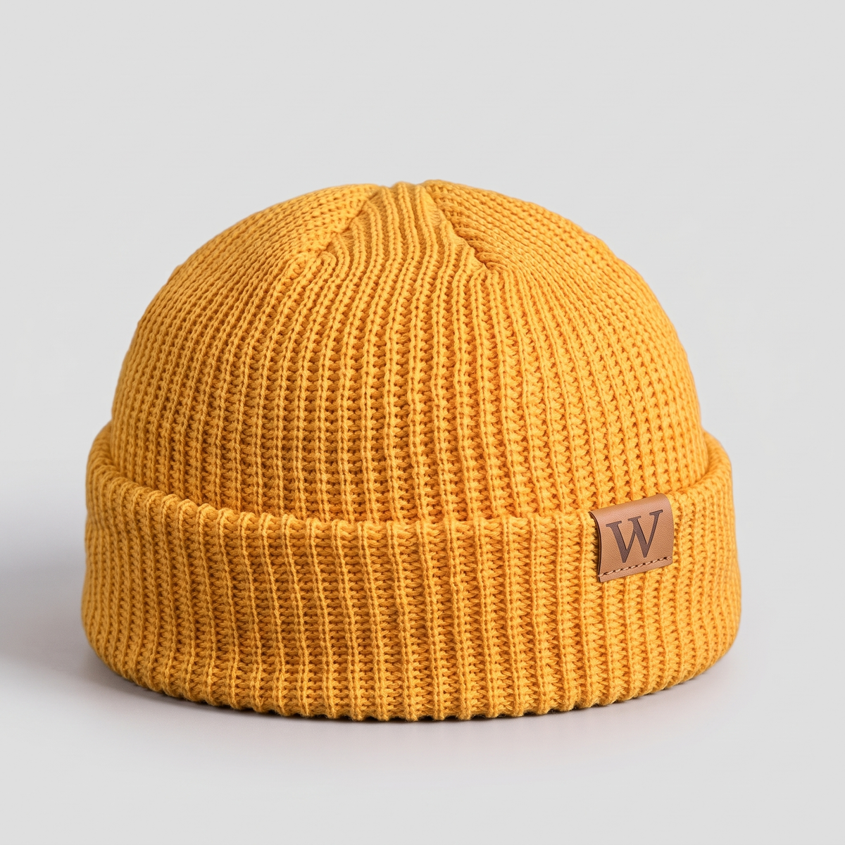 Beanie Hat - Ribbed Fisherman Beanie - Cuffed Winter Hat for Hiking