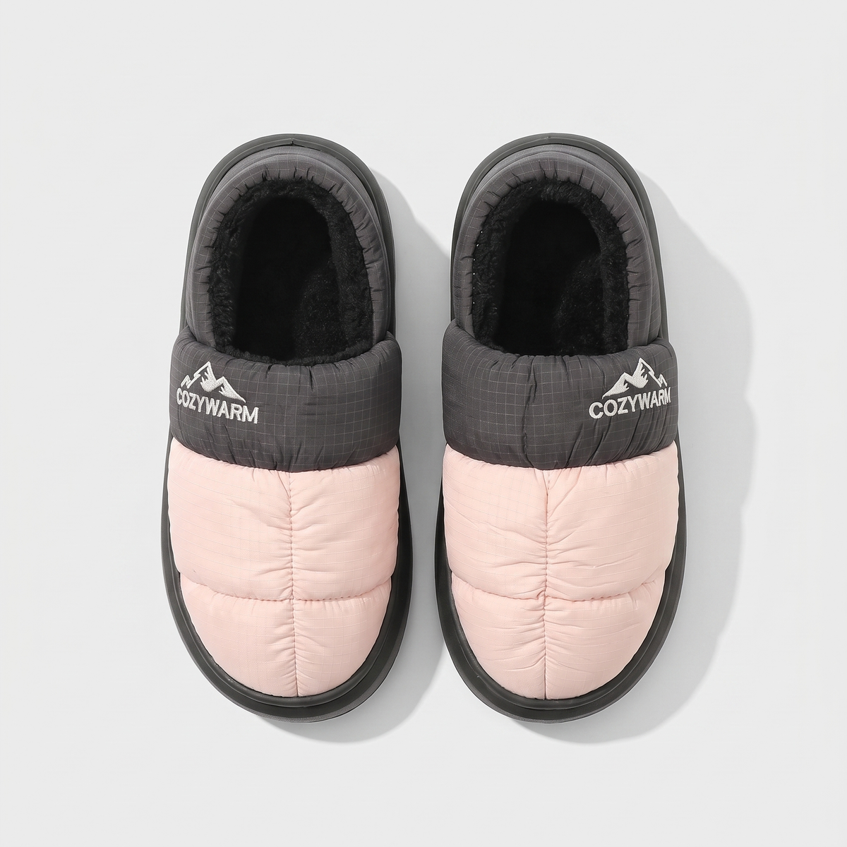 Camp Slippers - Closed-Back - Warm Fleece-Lined Outdoor House Shoes