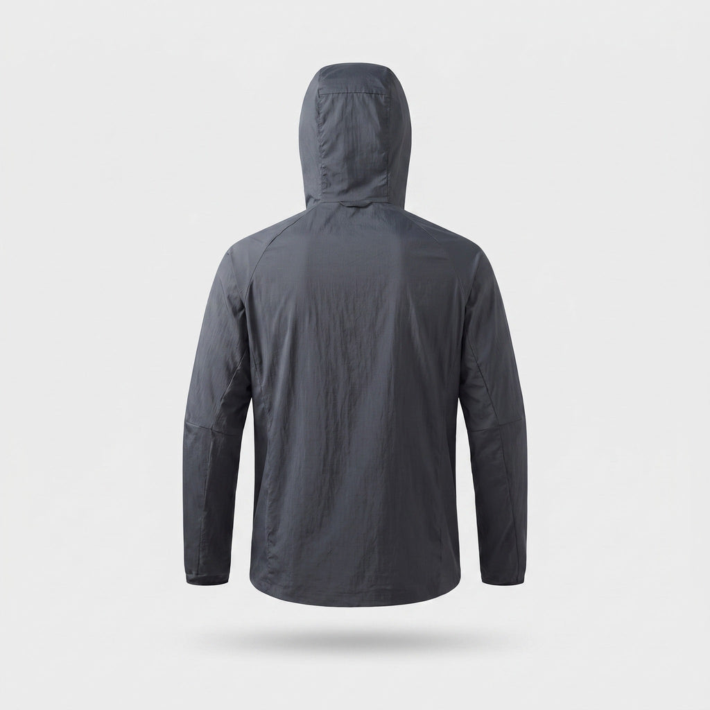 Men's Windbreaker - Lightweight Packable Hooded Jacket, UPF 50+