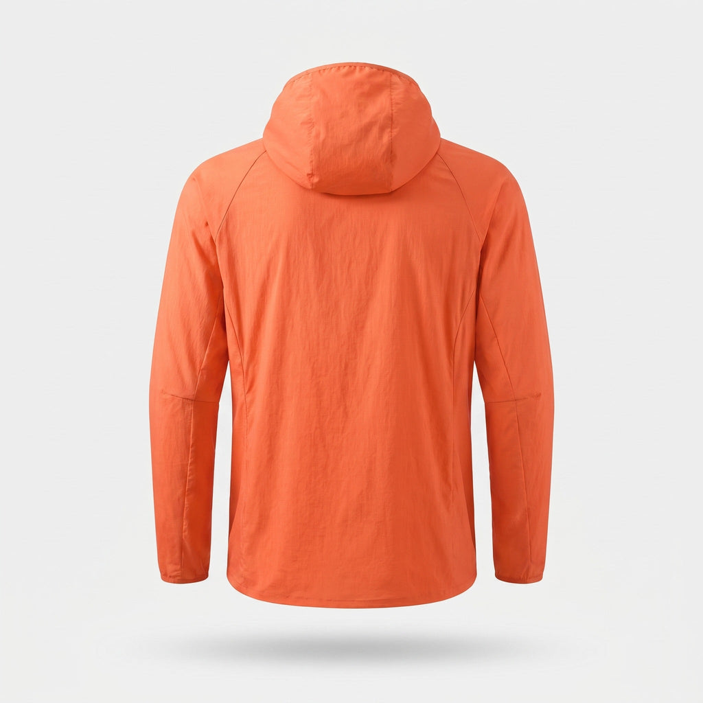 Men's Windbreaker - Lightweight Packable Hooded Jacket, UPF 50+