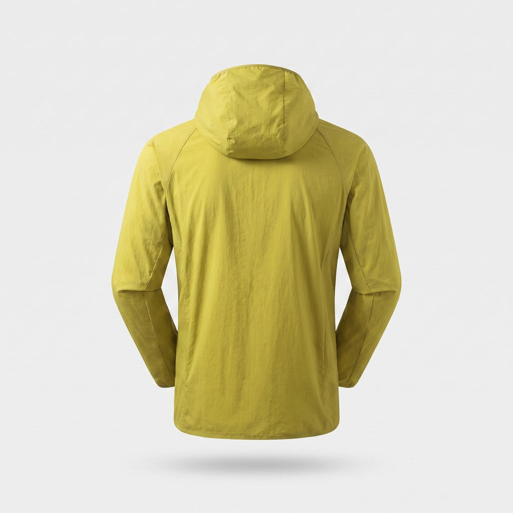Men's Windbreaker - Lightweight Packable Hooded Jacket, UPF 50+