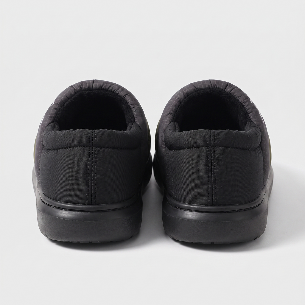 Camp Slippers - Closed-Back - Warm Fleece-Lined Outdoor House Shoes