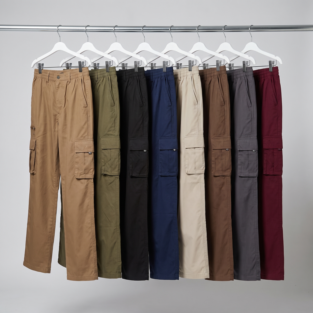 Men's Walking Trousers - Lightweight Cargo - Quick-Dry Hiking Trousers