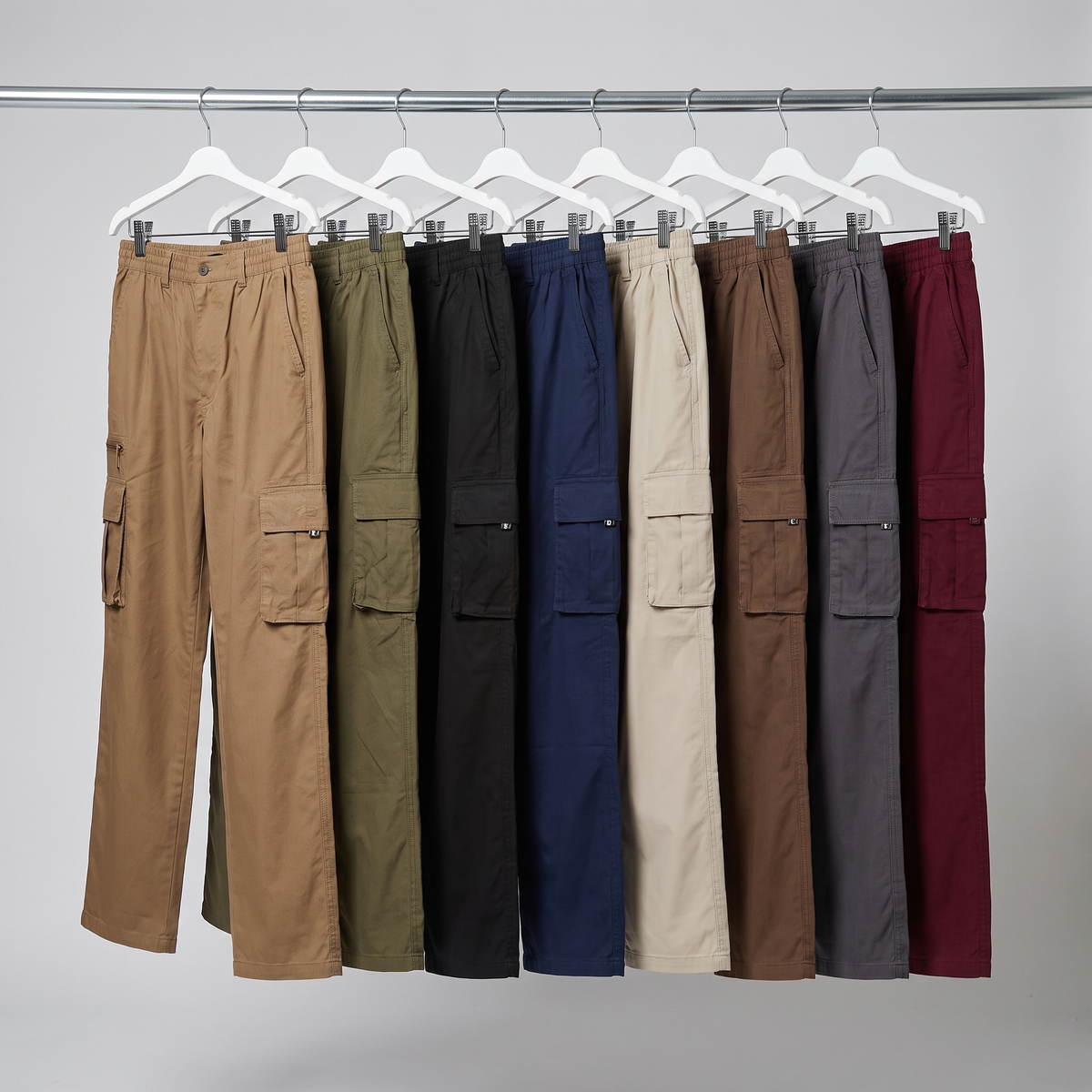 Men's Walking Trousers - Lightweight Cargo - Quick-Dry Hiking Trousers