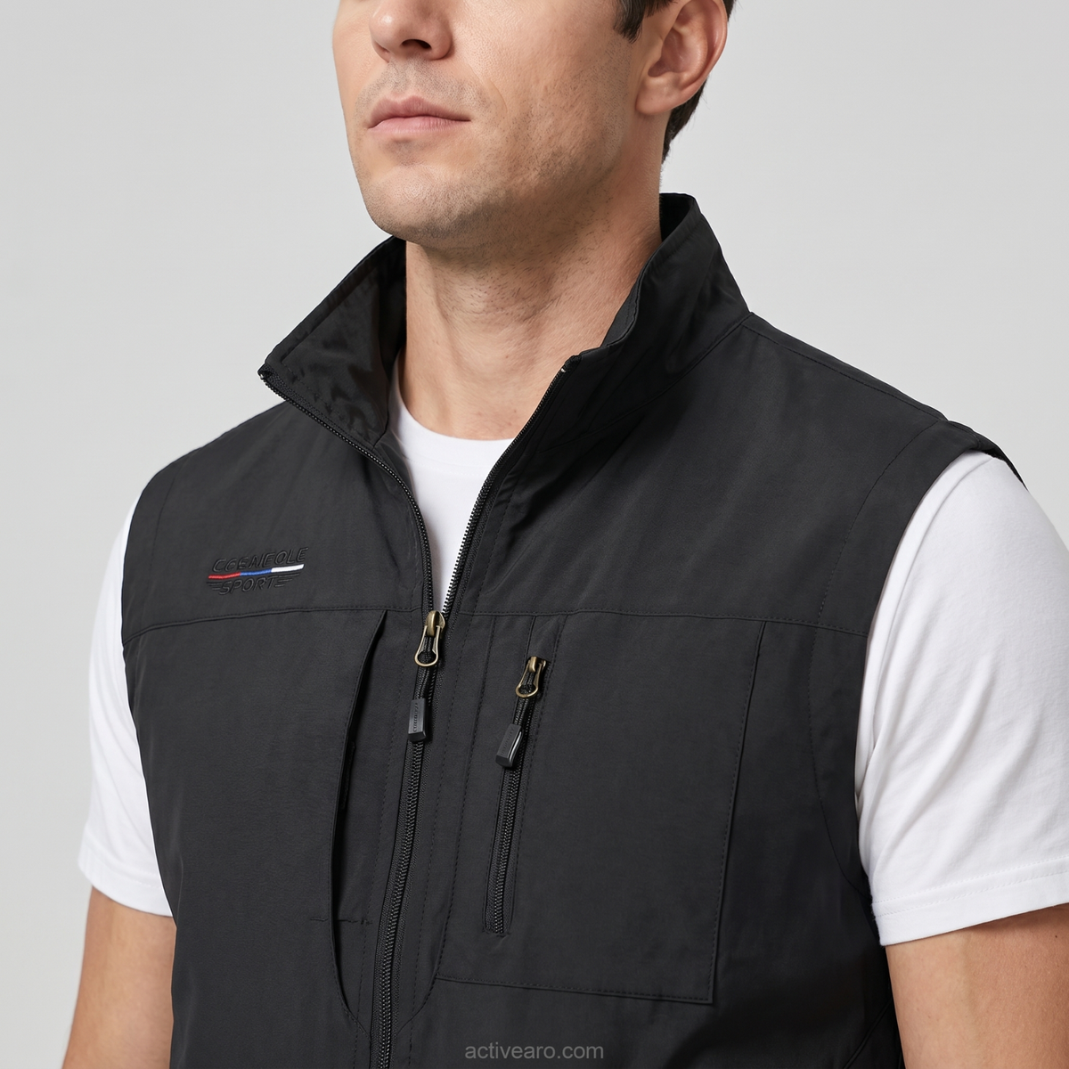 Lightweight Multi-Pocket Outdoor Gilet – Quick-Dry Layer for Active Use