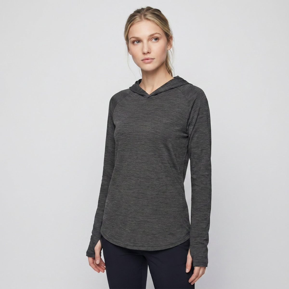Women's Sun Hoodie - UPF 50+ Midweight Hooded UV Protection Top