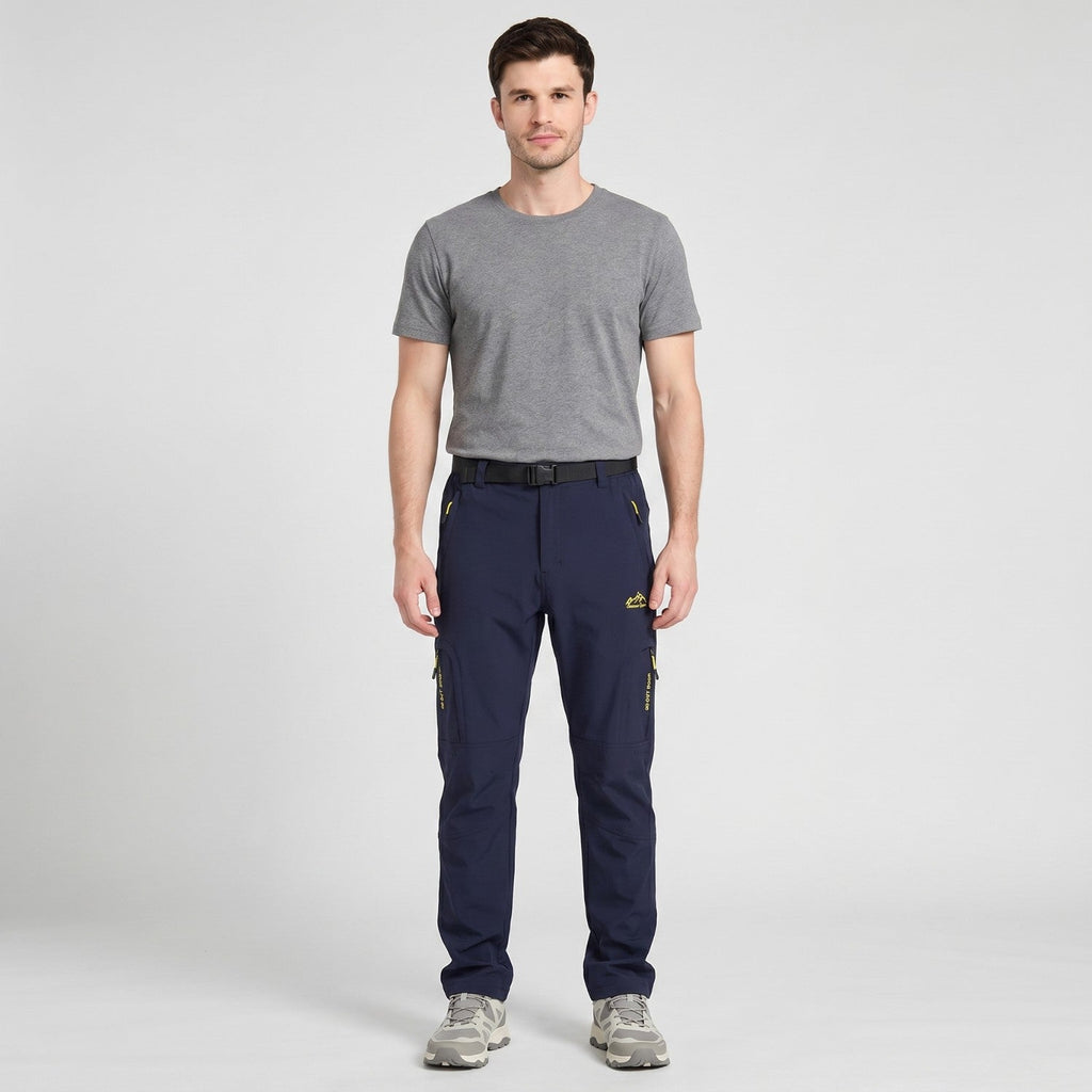 Men's Hiking Trousers - Lightweight Quick-Dry Stretch Walking Trousers