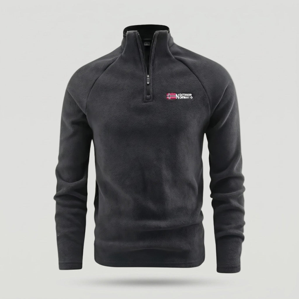 Men’s Quarter-Zip Fleece Pullover – Lightweight Outdoor Fleece Jumper for Hiking & Camping